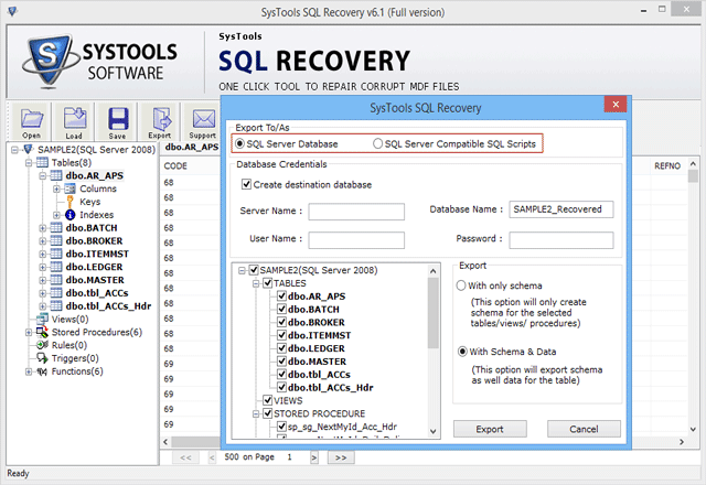 SQL Recovery